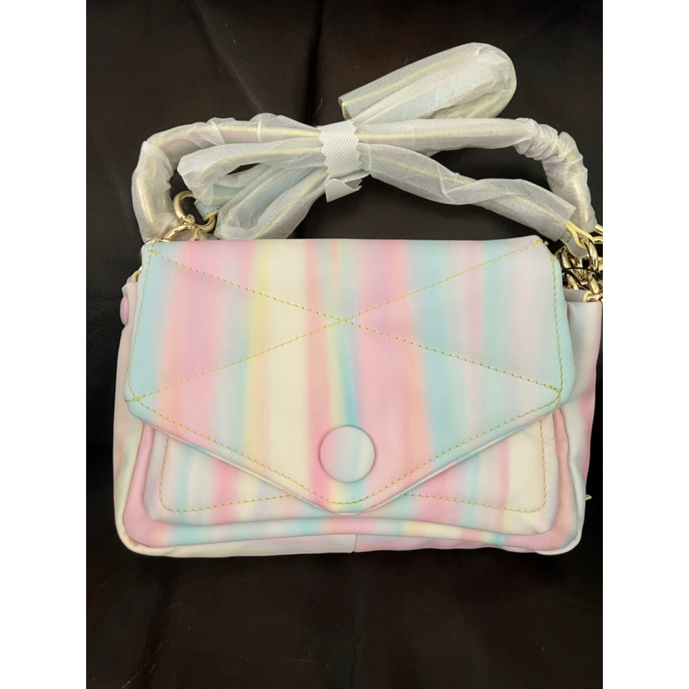 Women's House of Want Crossbody Bag Small Multi-color Pastel VEGAN